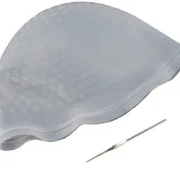 stylewell Silicon Reusable Hair Coloring Highlighting Bleaching Cap With Hook-picture-21