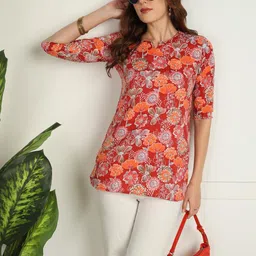Moda Rapido Women Polyester Straight Kurtis-picture-38