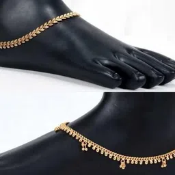 RESSI FASHION JEWELLERY Gold-Plated Anklet-image-58