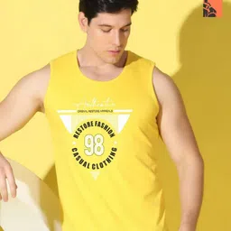WOOSTRO Men Typography 2 Printed Raw Edge Slim Fit T-shirt-image-34