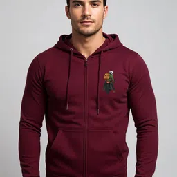 ADRO Men Printed Hooded Sweatshirt-picture-38