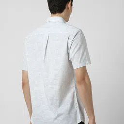 Peter England Casuals Men Printed Slim Fit Cotton Shirt image 3