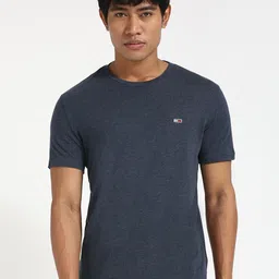 Tommy Hilfiger Men Solid Slim Fit T-shirt image 1