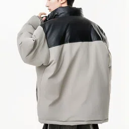 Mast & Harbour Men Colourblocked Lightweight Puffer Jacket image 2