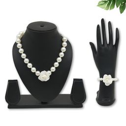 FUNKRAFTS Floral Pearl Beaded Jewellery Set-image-17