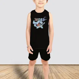 MGRS Kids-Unisex Pure Cotton T-shirt Shorts-picture-30