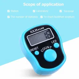 trikhomam Digital Finger tally Counter [Multi Colour-1 Piece] Digital Tally Counter image 2