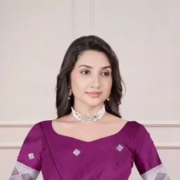 Aman's Impero Ethnic Motifs Zari Art Silk Heavy Work Banarasi Saree image 4