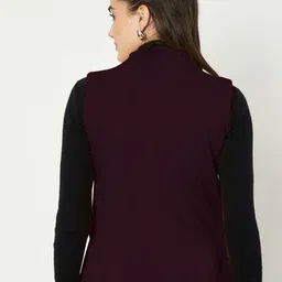 brinns Solid Women Waistcoat image 2