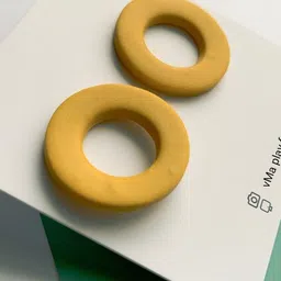VMA PLAY FASHION Circular Shaped Drop Earrings image 3