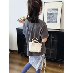 KPOP Textured Handheld Bag with Quilted-picture-12