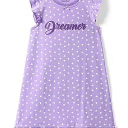 Honeyhap Girls Pack of 2 Printed Cotton Nightdress image 2