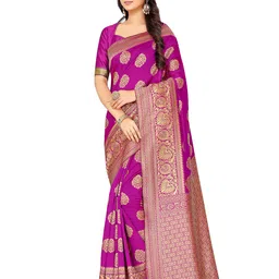 Maroosh Ethnic Motifs Zari Banarasi Saree-picture-13