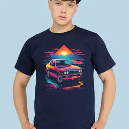 BRAWNY BATTLER Men Printed Slim Fit T-shirt-picture-33