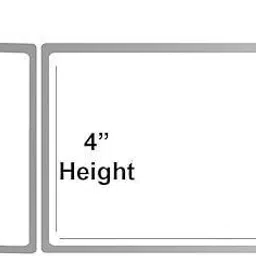 orca Direct Thermal Shipping Labels Roll, 4 x 6 inch, 400 Labels per roll Self Adhesive Paper Label image 2