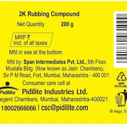 motomax 2K Rubbing Compound, 200g + Premium Double-Sided Cleaning Sponge Combo image 4