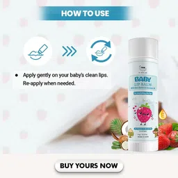 tnw - the natural wash Baby Lip Balm For Dry Lips|For Soft & Moisturising Lips With SheaButter Shea Butter, Coconut Oil image 5