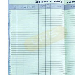 lrs Library Book Issue Register - 38 Pages - 35 Entries Per page - 1-Part Library Register image 3