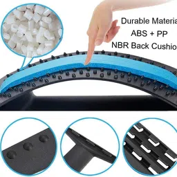 shopeleven Multi Level Back Stretcher Posture Corrector Device for Back Pain Relief Back / Lumbar Support image 2