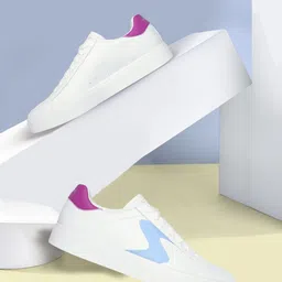 Skechers EDEN LX-TOP GRADE Casual Sneakers for Womens, White Purple- 185000-WPR Sneakers For Women-image-59