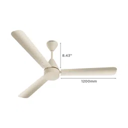 Crompton Energion Hyperjet 5 Star 1200mm 3 Blade BLDC Motor Ceiling Fan with Remote (Inverter Technology, Ivory) image 2