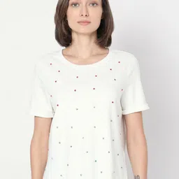 Vero Moda Women Monochrome T-shirt-picture-24