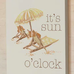 ASIAN MONK Multicoloured Single Piece Wood Wall Paintings image 5