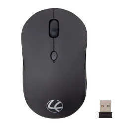 LAPCARE Safari 006 Wireless Optical Gaming Mouse with Silent Click Buttons (1600 DPI, Ergonomic Design, Black) image 2