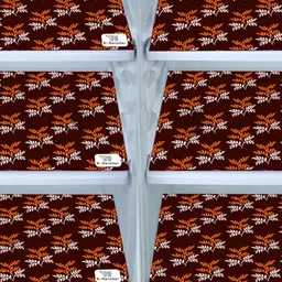 E-Retailer 7-Pcs Brown Printed Refrigerator Covers image 3