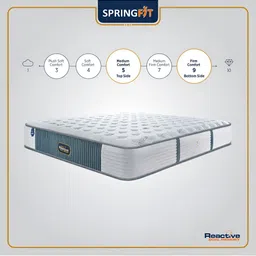 Springfit White Queen Mattress image 3