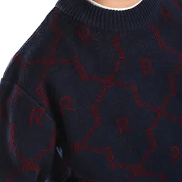 RARE ONES Boys Geometric Printed Long Sleeves Sweater Vest image 2