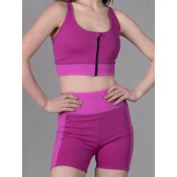 Keepfit Women Colourblocked  Padded Swim Set image 2