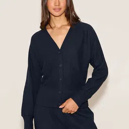 Mast & Harbour V-Neck Long Sleeves Top With Trousers Co-Ords image 3