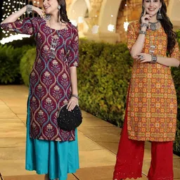 Ethnic basket Women Multi Kurtas-picture-36