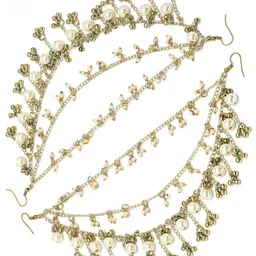 KARATCART Gold-Plated Drop Earrings image 2