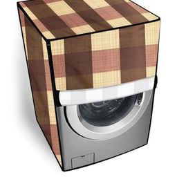 The Furnishing Tree Beige Plastic Washing Machine Cover-picture-4