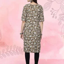 Ethnic basket Women Pack Of 2 Multicoloured Crepe Kurtas image 3