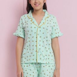Lil Tomatoes Girls Printed Night suit-picture-31