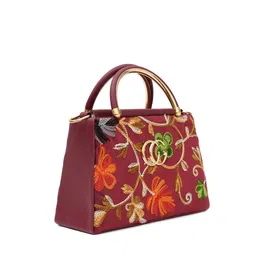 Alonzo Women Floral Self Design Sling Bag image 2