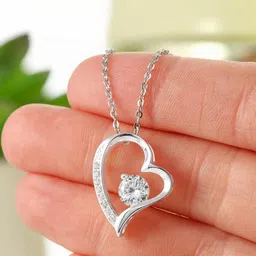 Rakva Women White Necklace and Chains image 5