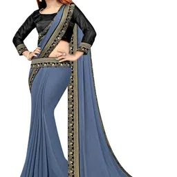 Flip The Style Zari Pure Georgette Saree-picture-28