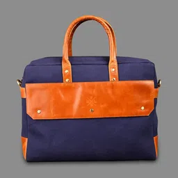 the leather warehouse Unisex Colourblocked Laptop Bag-picture-21