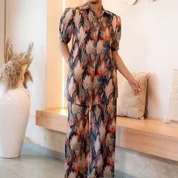 GULABOSITABO Printed Cotton Shirt & Trousers Co-Ord image 1