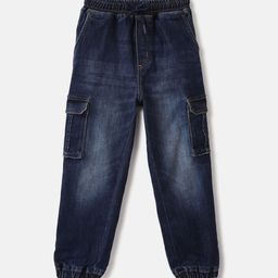 Blue Giraffe Boys Cotton Mid-Rise Heavy Fade Jogger-picture-44