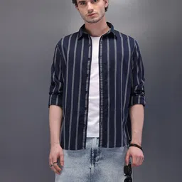 WROGN Men Striped Casual Shirt-picture-12