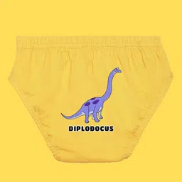 NUSYL Boys Pack Of 4 Printed Cotton Basic Briefs NUBCBRFPO4.0046 image 2