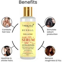 DRONTIKA Set Of 2 Herbal Hair Serum With Almond Oil - 200 ml Each image 2
