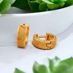 SHREE KRISHNA SHOPPING Gold-Plated Brass Earrings image 1