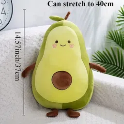 marselite Avocado Pillow Plush Toy – Soft, Cuddly, Cute Gift for Kids & Avacado - 30 mm image 3