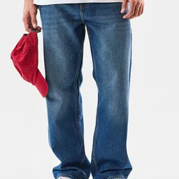 Snitch Men Blue Mid-Rise Relaxed Fit Cotton Jeans-image-76